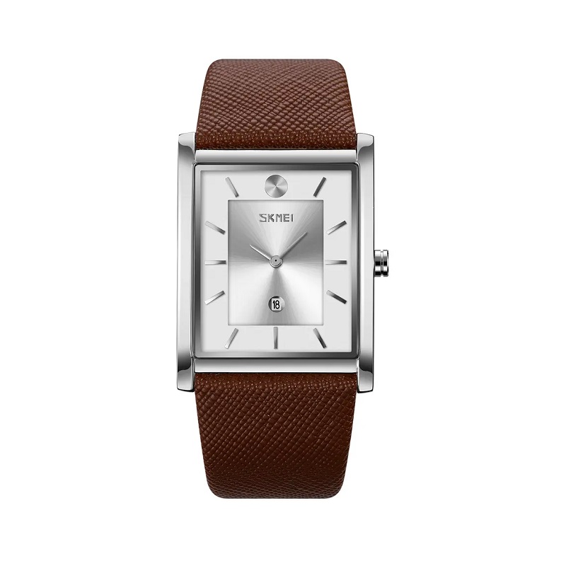 Αναλογικό ρολόι χειρός – Skmei – 9256 – Brown/Silver Κωδικός: 292560_Brown/Silver