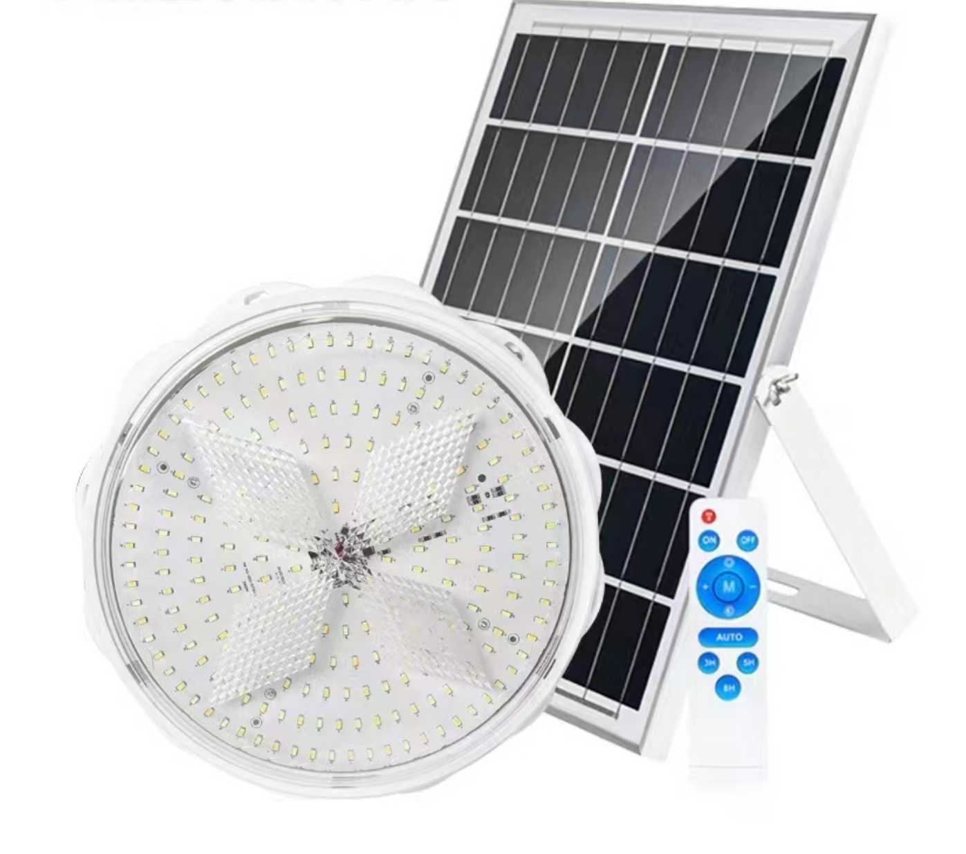 Ηλιακός προβολέας LED με πάνελ – 200W – 28cm – 433873 Κωδικός: 433873