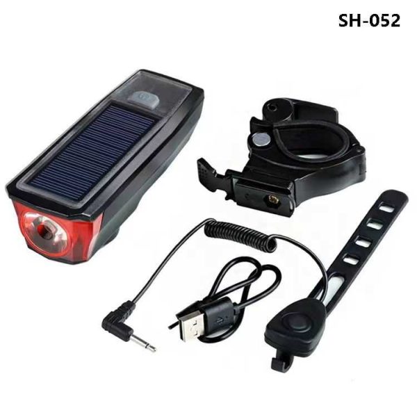 Rechargeable Bike Projector with Solar Panel - SH -052 - 650196