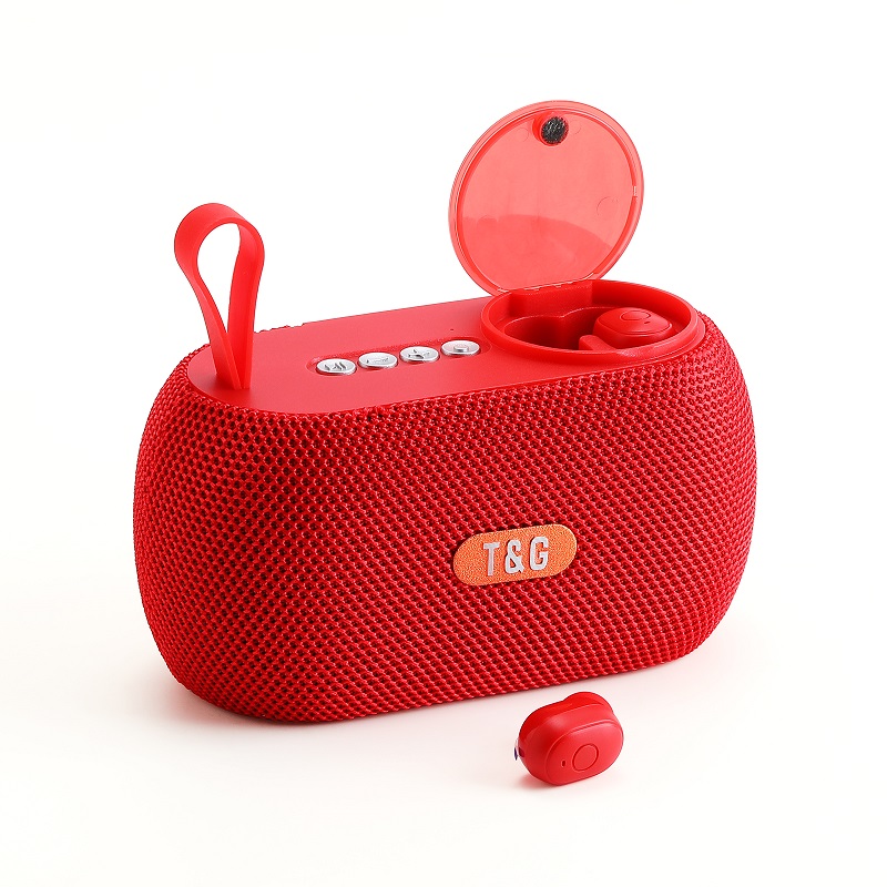 Ασύρματο ηχείο Bluetooth με σετ ακουστικά – TG810 – 889459 – Red Κωδικός: 889459_r