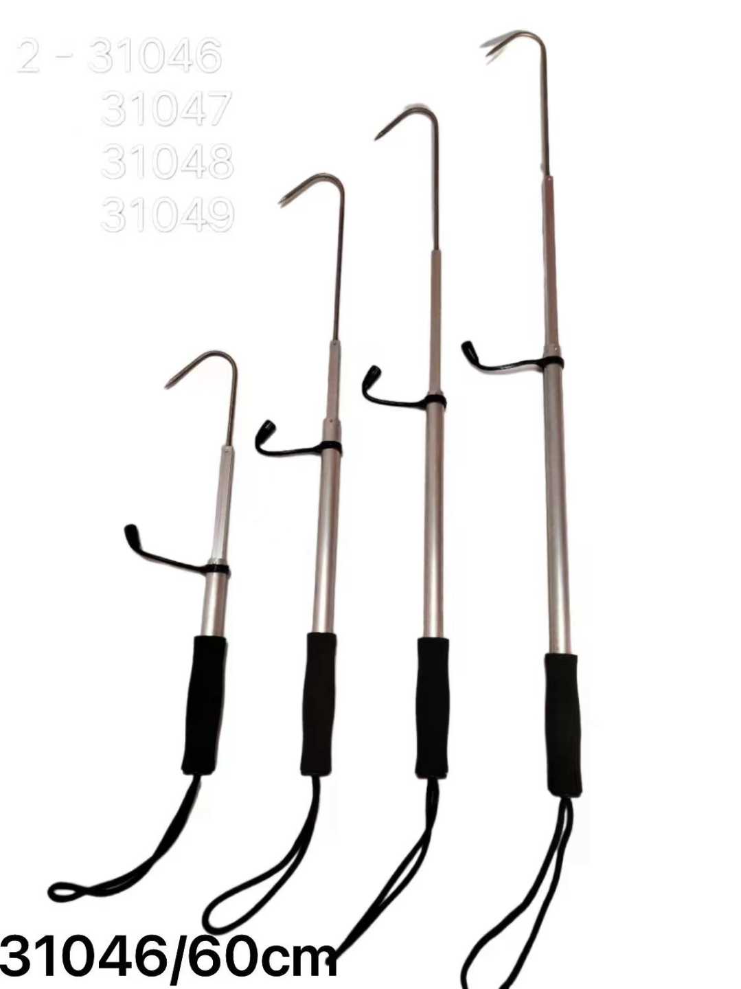 Aluminum fishing hook - 60cm - 31046