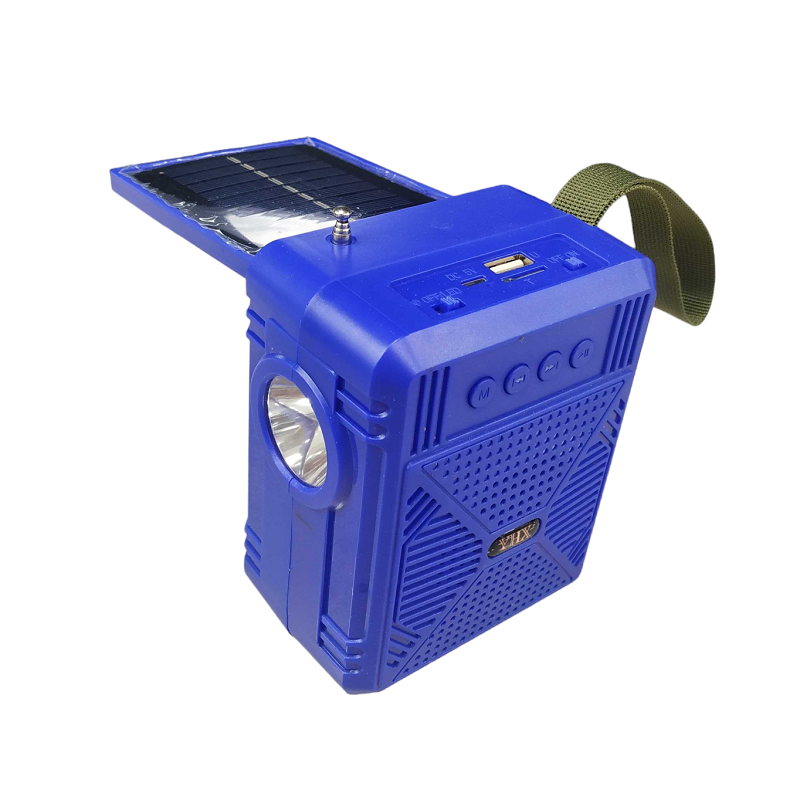 Ασύρματο ηχείο Bluetooth με ηλιακό πάνελ – YHX-03 – 040032 – Blue Κωδικός: 040032_bl