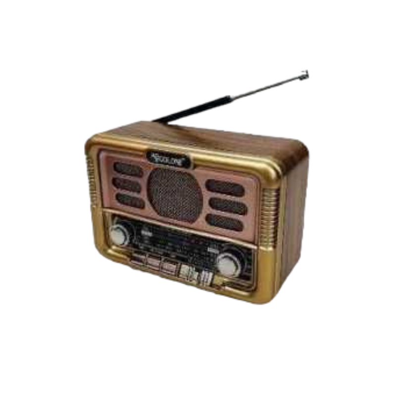 Επαναφορτιζόμενο ραδιόφωνο Retro – RX6061BT – 960606 Κωδικός: 960606