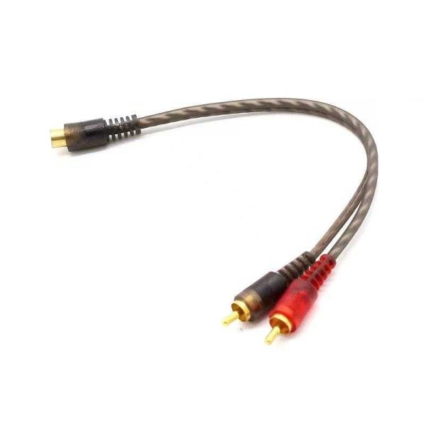 RCA audio cable - CTC -300 - Female to 2male - 003034