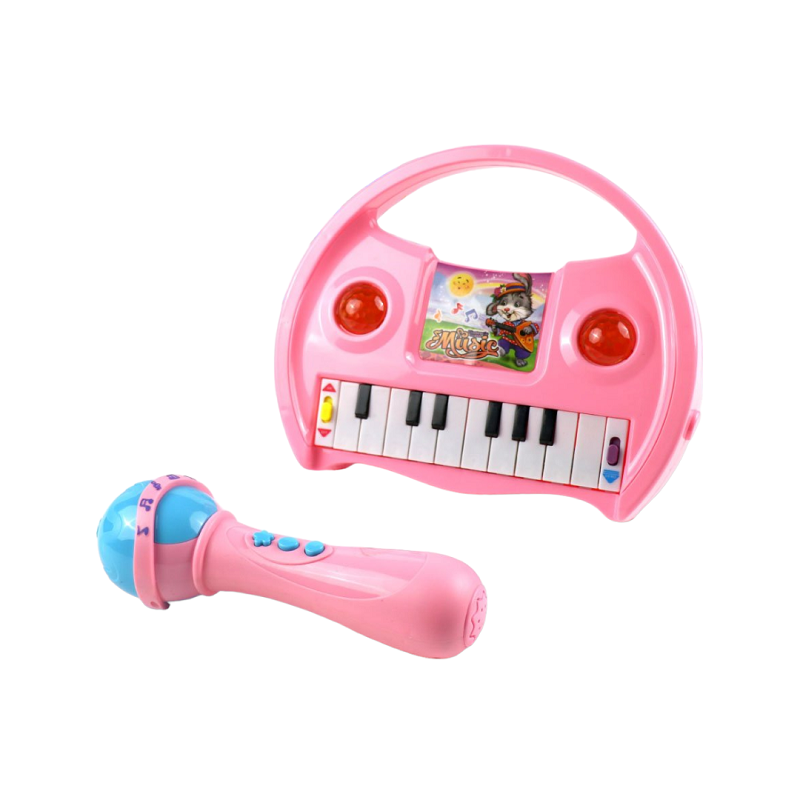 Παιδικό πιάνο με μικρόφωνο – 221 – 161264 – Pink Κωδικός: 161264_pi