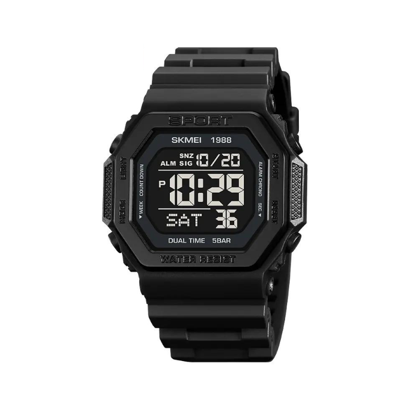 Ψηφιακό ρολόι χειρός – Skmei – 1988 – Black Κωδικός: 219888_b