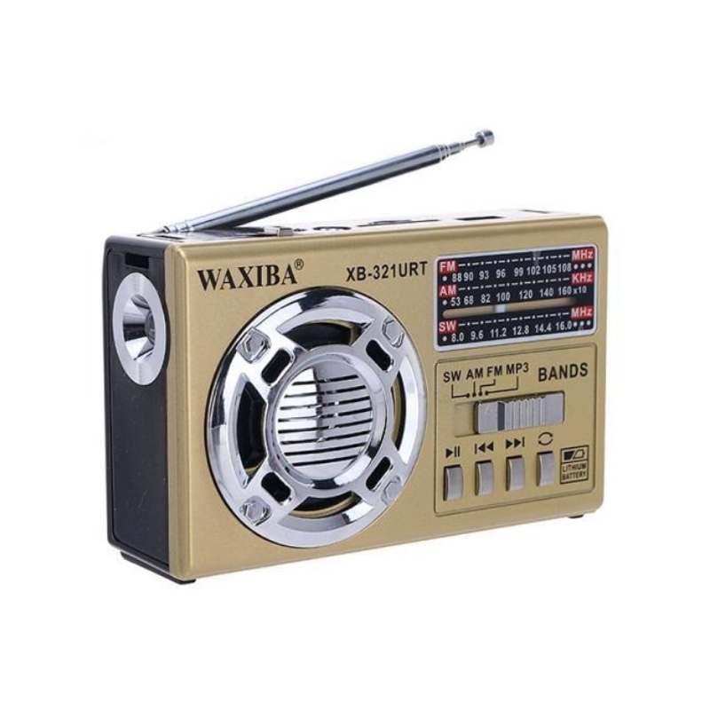 Επαναφορτιζόμενο ραδιόφωνο – XB321URT – 863210 – Gold Κωδικός: 863210_ΧΒ_g
