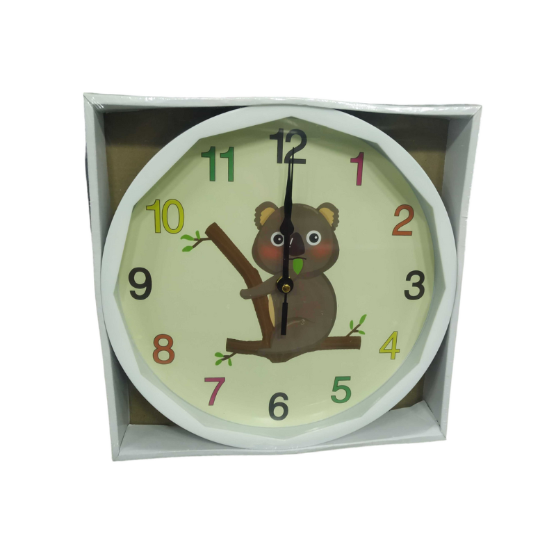 Παιδικό ρολόι τοίχου – XH-B2602 – 26cm – 126027 – White Κωδικός: 126027_w