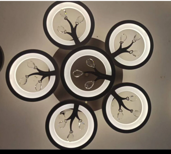 Φωτιστικό οροφής LED - Πλαφονιέρα με Dimmer - 5115-6CH - 943659 - Image 2