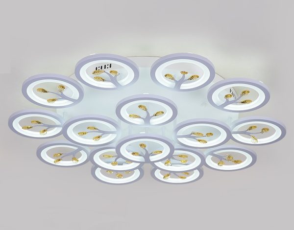Φωτιστικό οροφής LED - Πλαφονιέρα με Dimmer - 5156-15WH - 943734 - Image 3