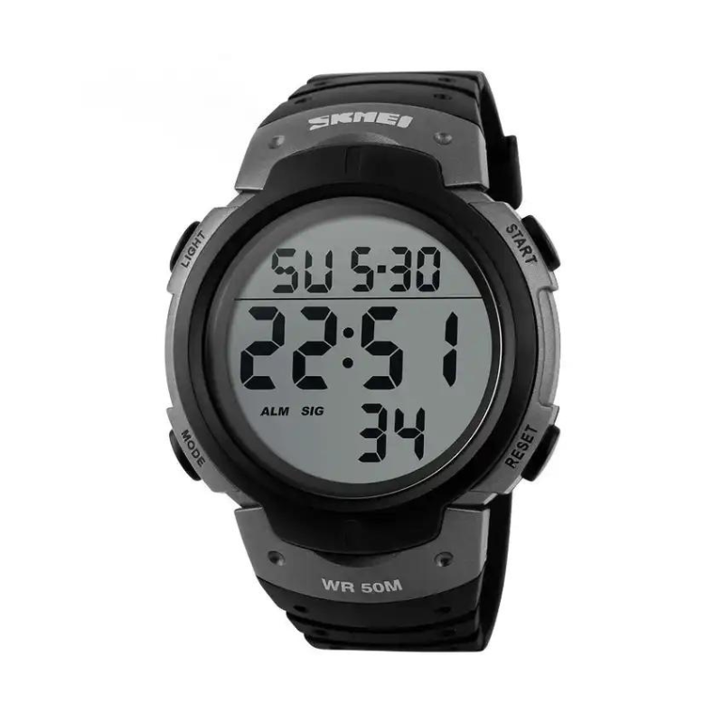Ψηφιακό ρολόι χειρός – Skmei – 1068 – Black/Silver Κωδικός: 216016_Black/Silver