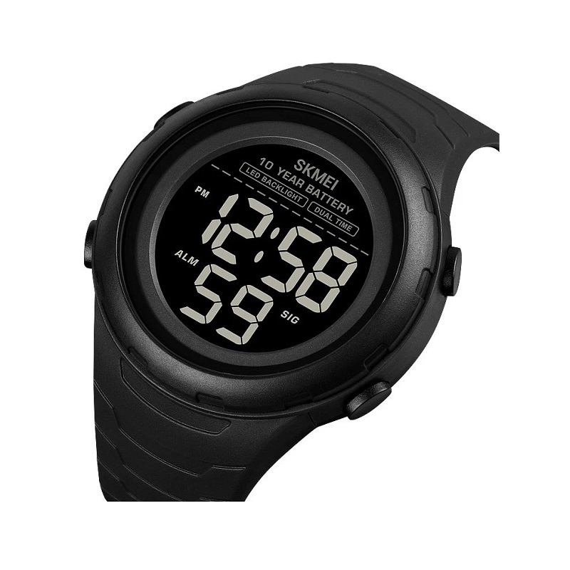 Ψηφιακό ρολόι χειρός – Skmei – 1675 – Black Κωδικός: 016755_b