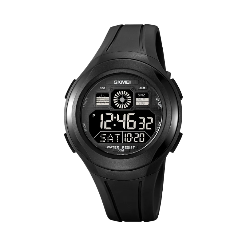 Ψηφιακό ρολόι χειρός – Skmei – 2104 – Black/Black Κωδικός: 221041_bb