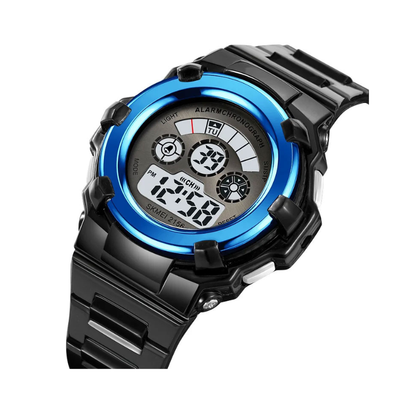 Ψηφιακό ρολόι χειρός – Skmei – 2156 – Black/Blue Κωδικός: 221560_bbl