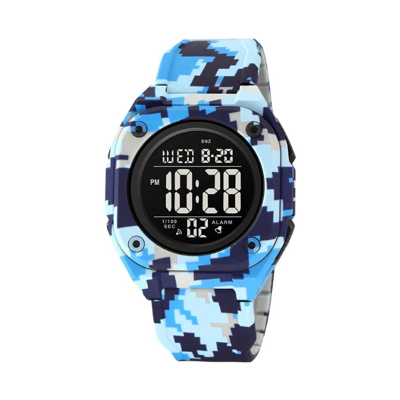 Ψηφιακό ρολόι χειρός – Skmei – 2160 – Army Blue Κωδικός: 221607_abl