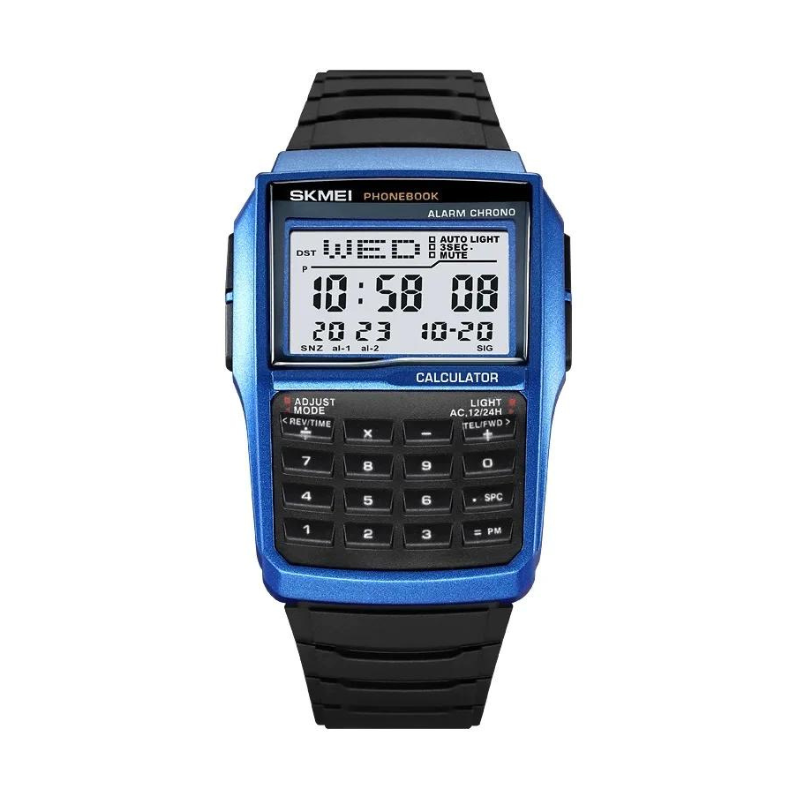 Ψηφιακό ρολόι χειρός με πληκτρολόγιο – Skmei – 2255 – Blue Κωδικός: 222550_bl