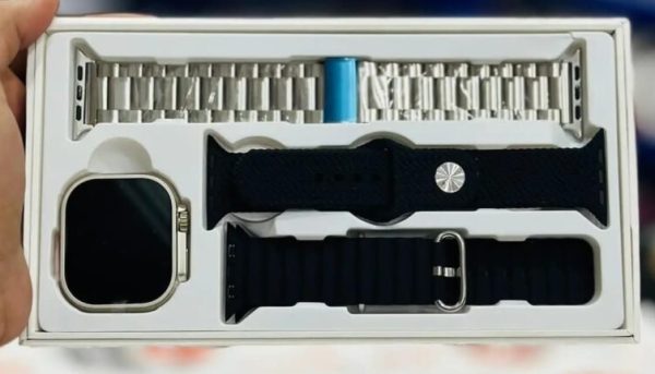Smartwatch με 2 λουράκια - Z87 ULTRA - 880600 - Pink - Image 4