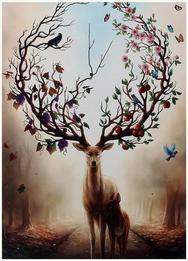 Puzzle 1000 κομματιών - Deer - 88325F - 310430 - Image 2