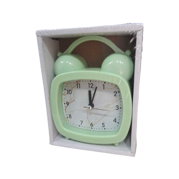 Table Clock - Alarm Clock - 618D - 906182 - Green