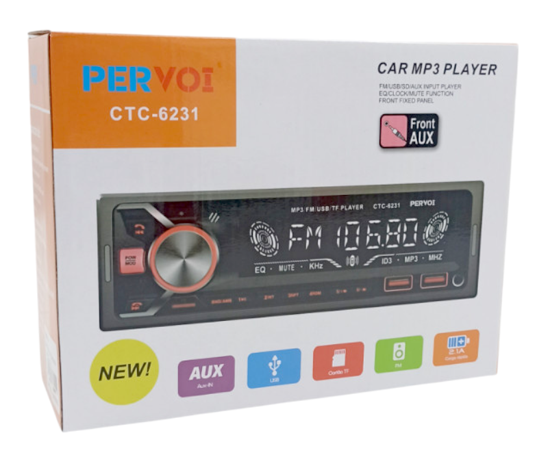 Ηχοσύστημα αυτοκινήτου 1DIN - Bluetooth - CTC-6231 - 005090
