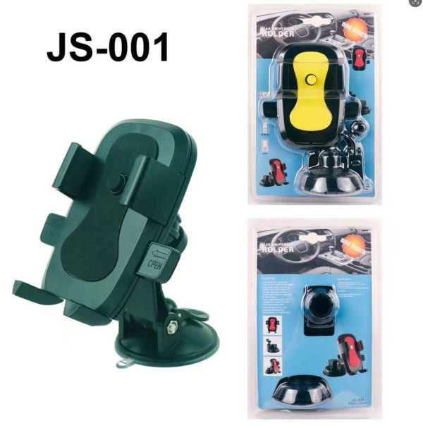 Βάση στήριξης smartphone αυτοκινήτου - JS-001 - 812631 - Black - Image 2