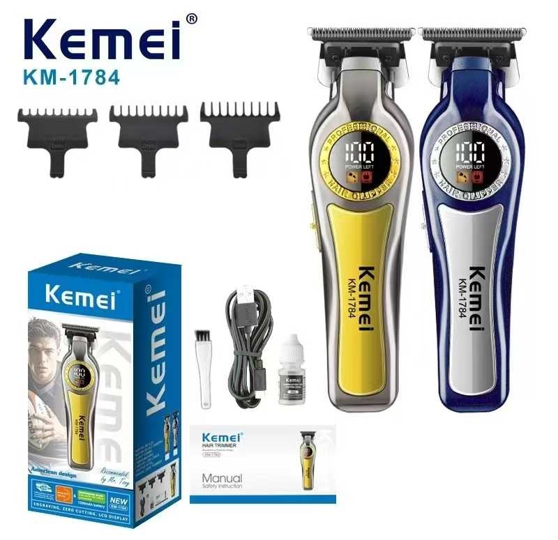Κουρευτική μηχανή - KM-1784 - Kemei - Blue/Silver Κουρευτική μηχανή - KM-1784 - Kemei - Blue/Silver
