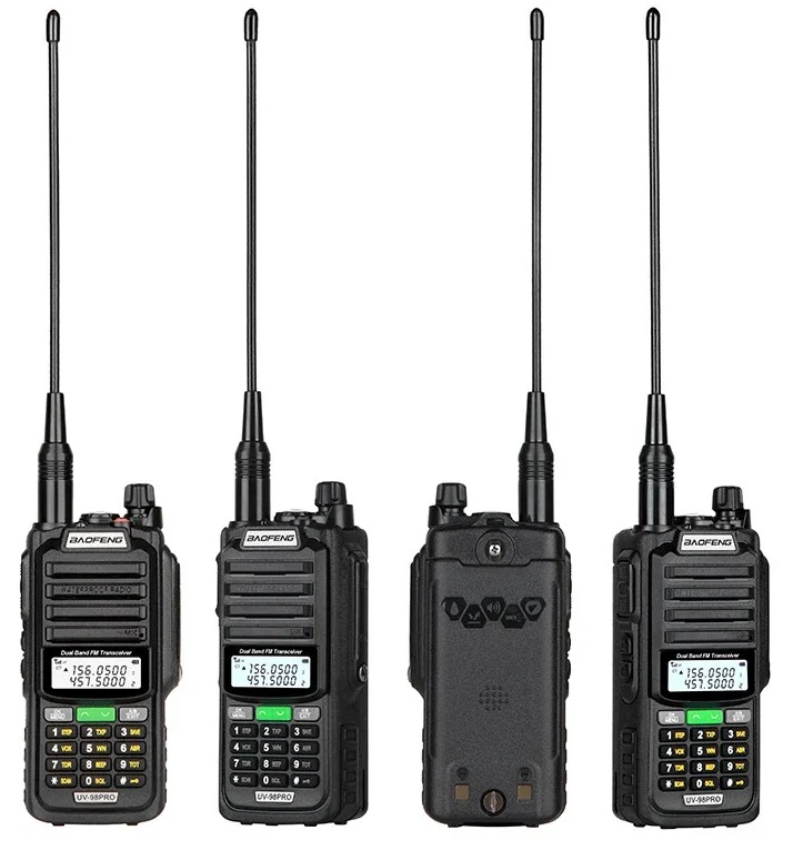 Φορητός πομποδέκτης UHF/VHF - UV98 PRO - Baofeng - 402987 - Black Φορητός πομποδέκτης UHF/VHF - UV98 PRO - Baofeng - 402987 - Black