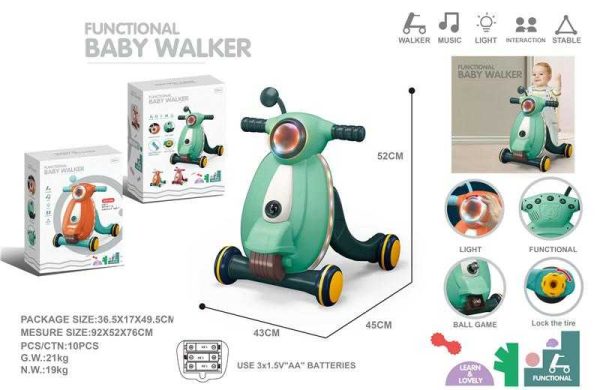Παιδική στράτα scooter - 922-606 - 215521 - Green - Image 2