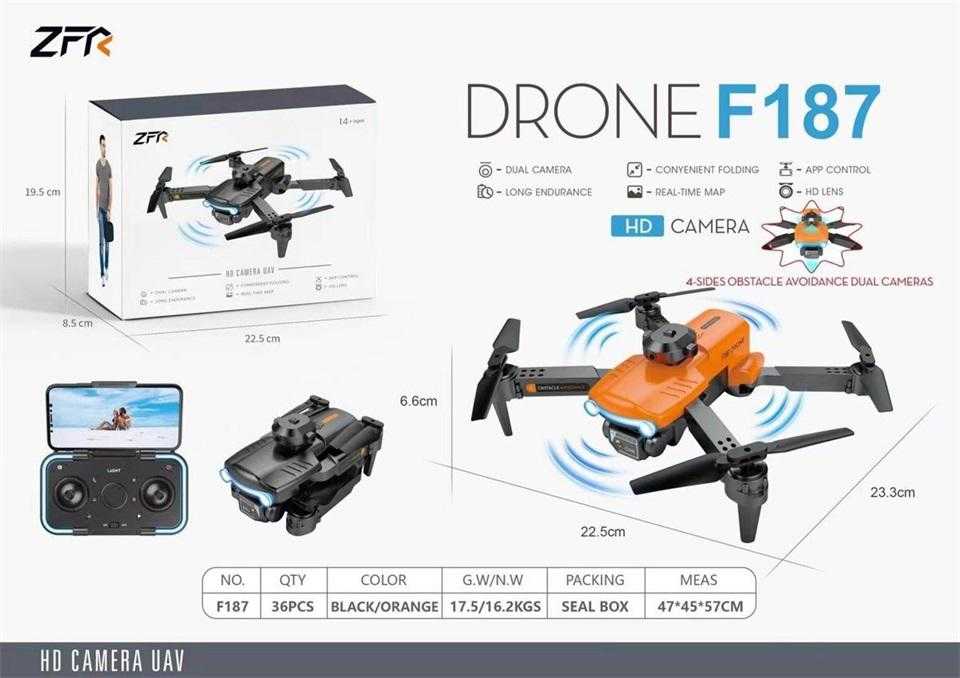 Παιδικό Drone με κάμερα - F187 - 480P - 2.4G - 218113 Παιδικό Drone με κάμερα - F187 - 480P - 2.4G - 218113